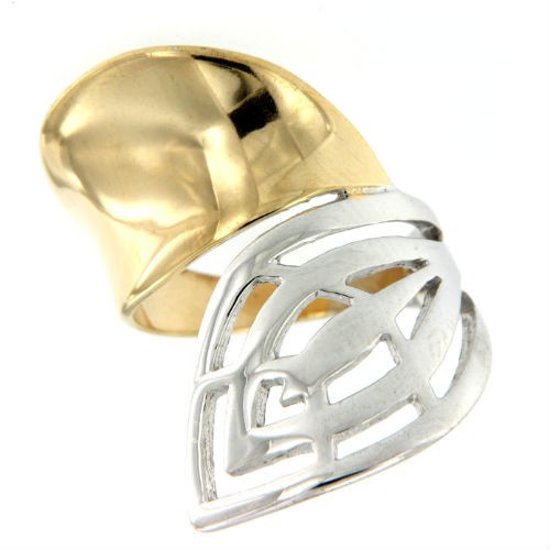 DASHA, anillo de plata labrado. - Roman Joyero