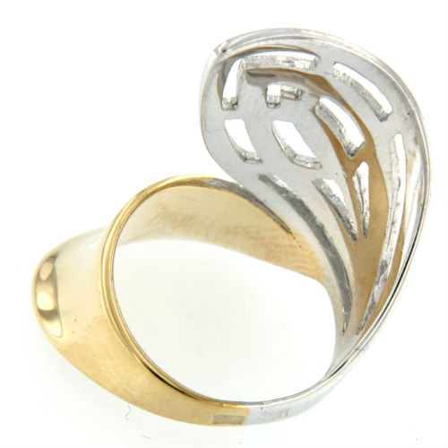 DASHA, anillo de plata labrado. - Roman Joyero