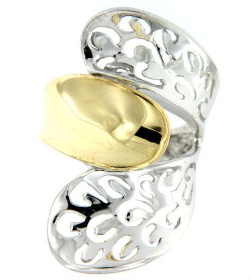 DAPHNE, anillo de plata labrada. - Roman Joyero