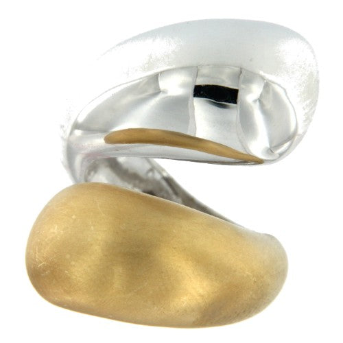 DEIARINA, anillo de plata Tú y yo. - Roman Joyero