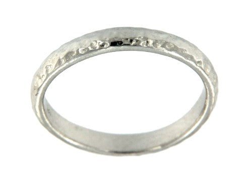 ANTIPAXOS, alianza de plata de ley rodiada. - Roman Joyero