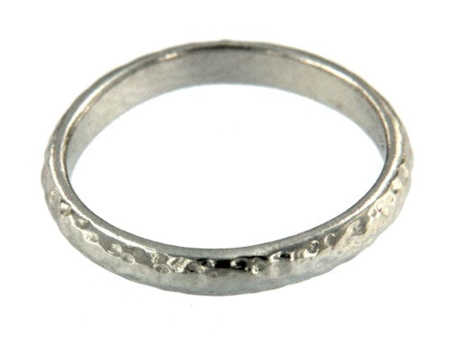 ANTIPAXOS, alianza de plata de ley rodiada. - Roman Joyero