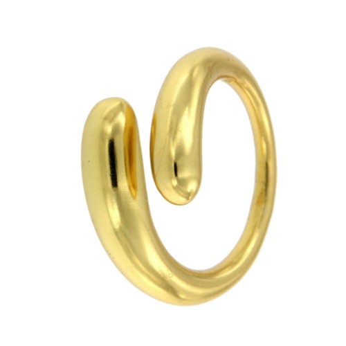 KOUFONISIA, anillo de plata dorada. - Roman Joyero