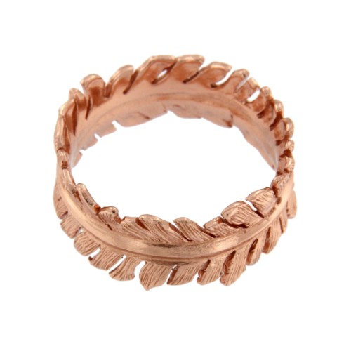 ANAFI, anillo de plata rosado. - Roman Joyero