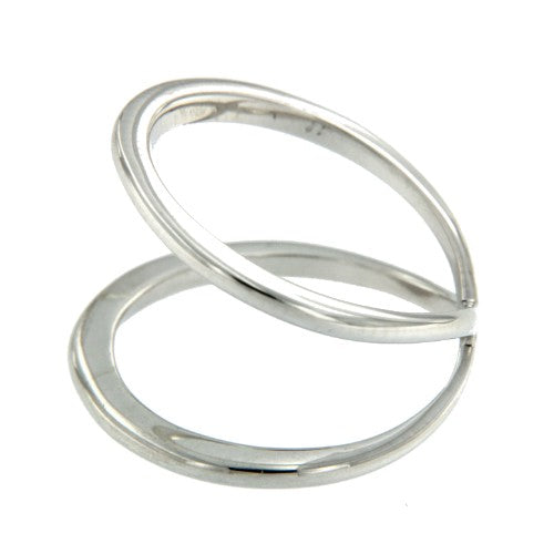 EUGENE, anillo de plata con 2 bandas. - Roman Joyero