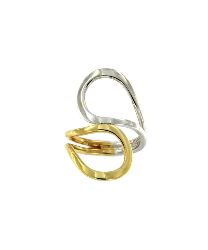 DAMALIS, anillo tú y yo en plata. - Roman Joyero