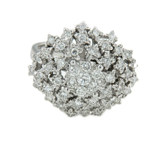 VESUBIO, anillo de oro con diamantes - Roman Joyero