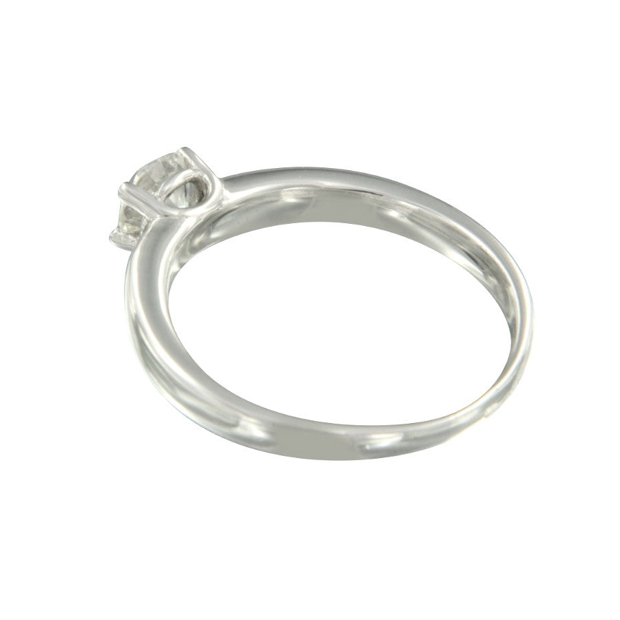 OTELO, Anillo de compromiso en oro blanco y diamante - Roman Joyero