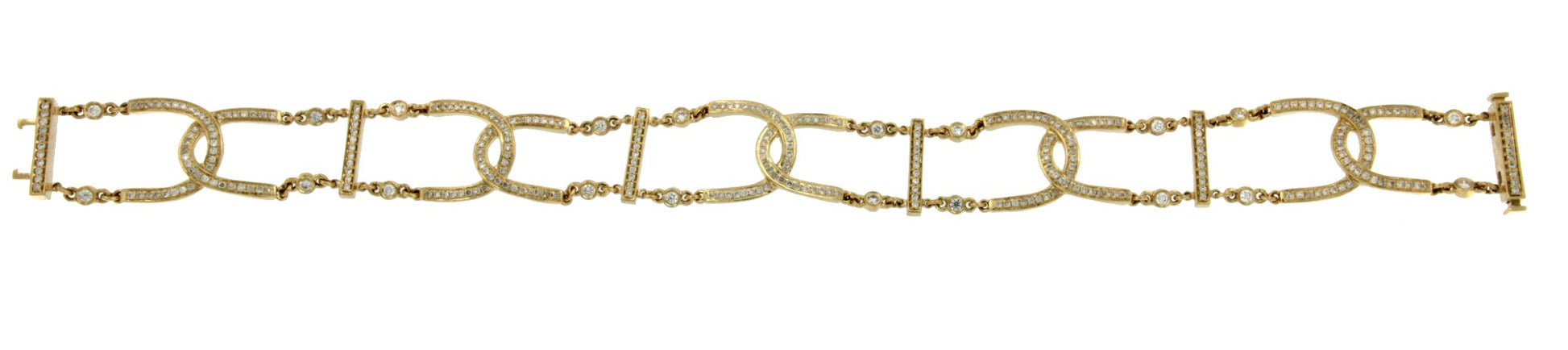 BIZANGORRI, pulsera de oro y diamantes - Roman Joyero