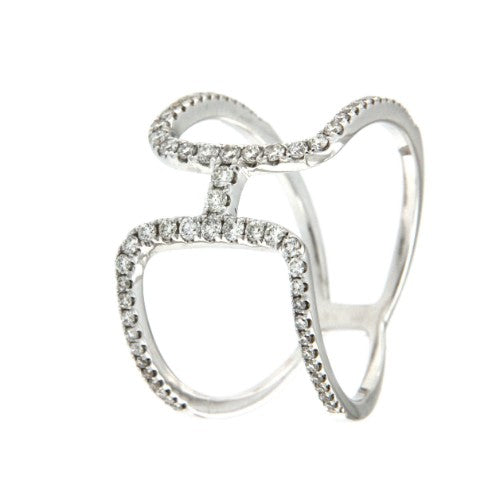 INVICTUS, anillo de oro blanco con diamantes - Roman Joyero