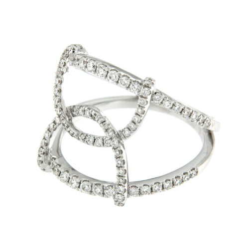 AGATON, anillo de oro blanco con diamantes - Roman Joyero