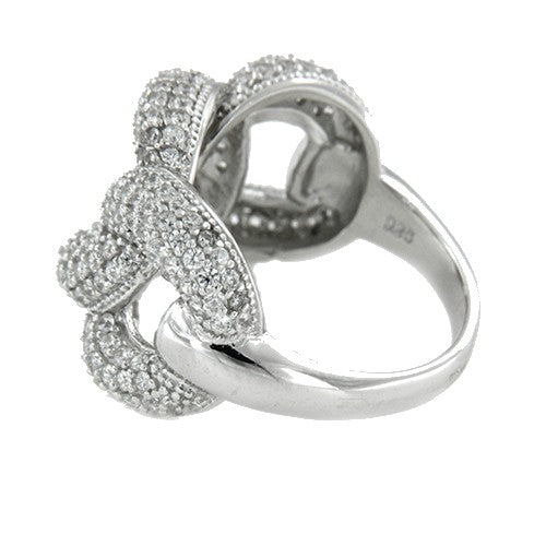 ARANTXA, anillo ancho en plata de ley - Roman Joyero
