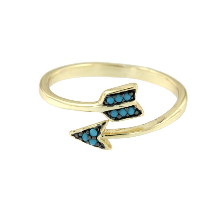 AYIQUEO, anillo en plata de ley con turquesa - Roman Joyero