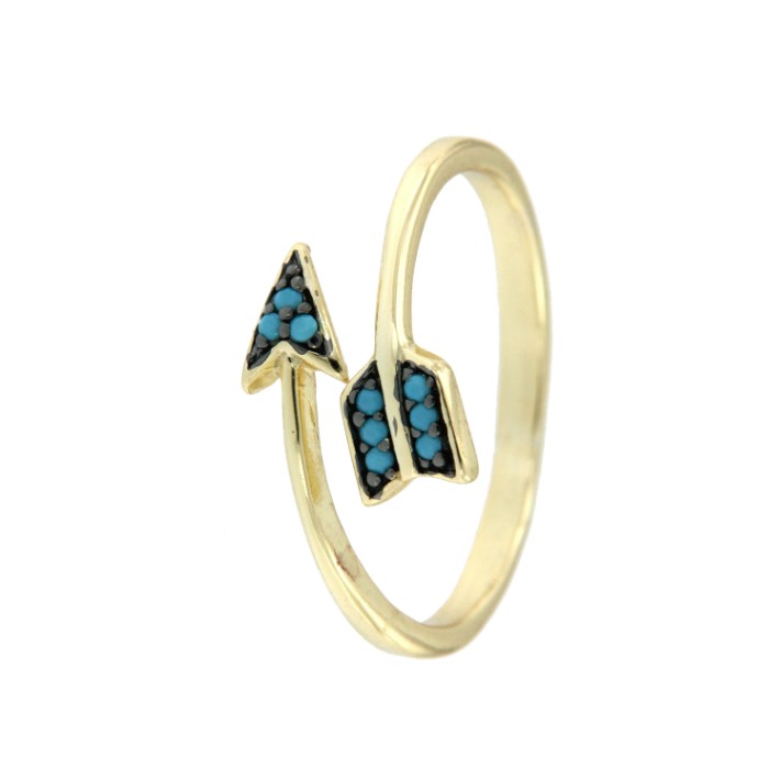 AYIQUEO, anillo en plata de ley con turquesa - Roman Joyero
