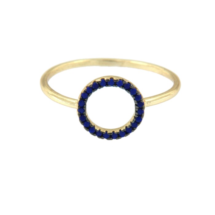 ALBORADA, anillo en plata de ley con lapislázuli - Roman Joyero