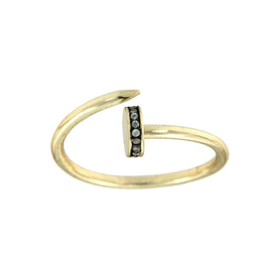 APHOFIS, anillo en plata de ley con circonitas - Roman Joyero