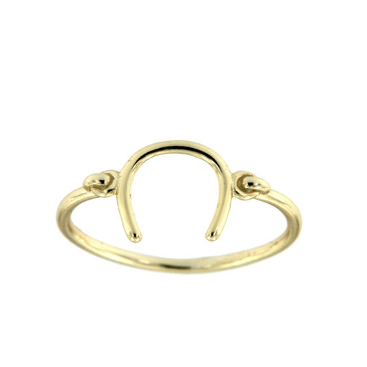 AQUILA, anillo en plata de ley dorado - Roman Joyero