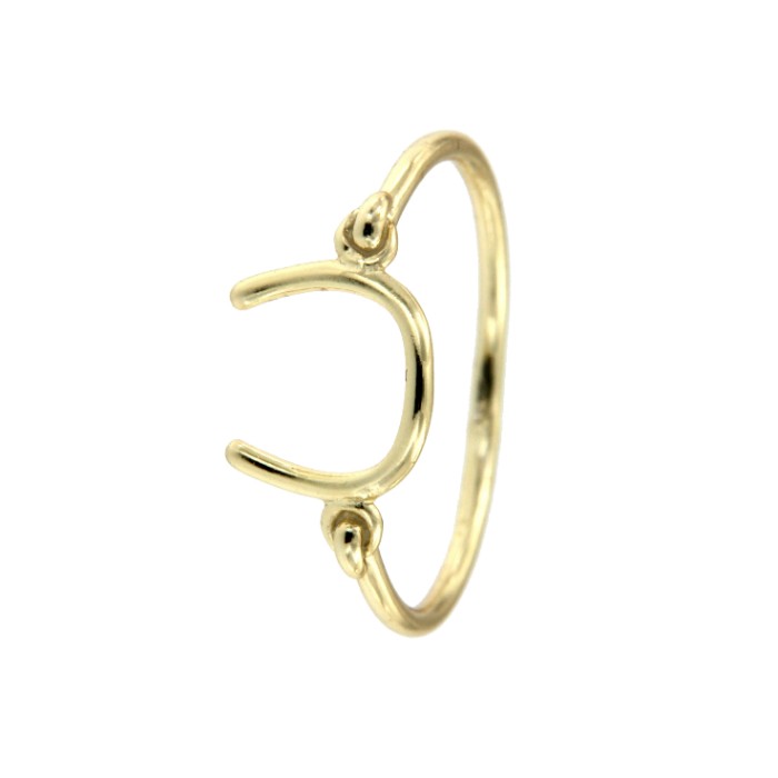 AQUILA, anillo en plata de ley dorado - Roman Joyero