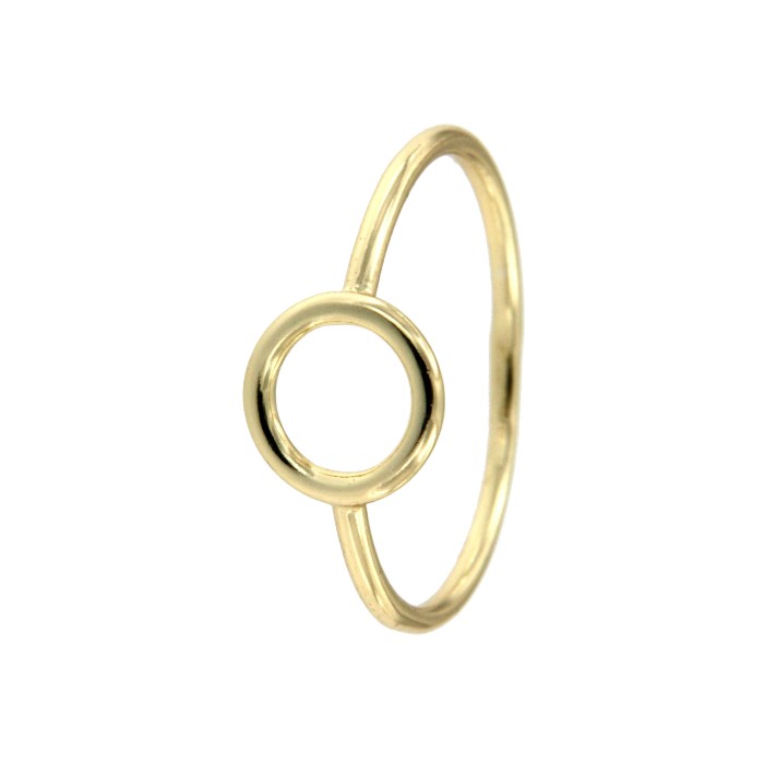 ARTEMIDA, anillo en plata de ley dorado - Roman Joyero