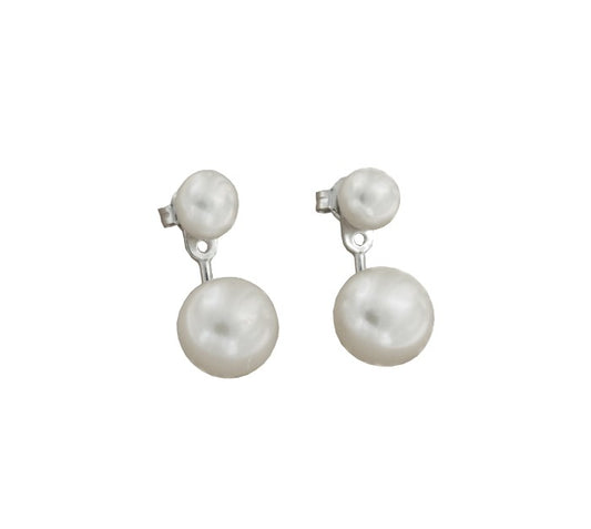 ARANIS, pendientes en plata de ley con perlas - Roman Joyero