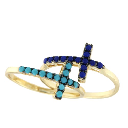 AURIGA, anillo de plata con lapislázuli - Roman Joyero