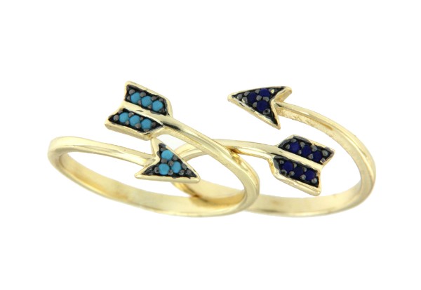 AYIQUEO, anillo en plata de ley con turquesa - Roman Joyero