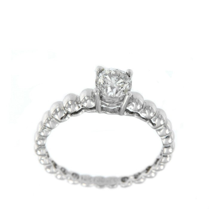 SORRENTO, solitario en oro blanco con diamante - Roman Joyero