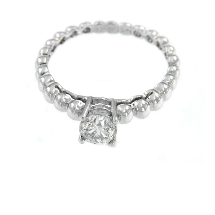 SORRENTO, solitario en oro blanco con diamante - Roman Joyero