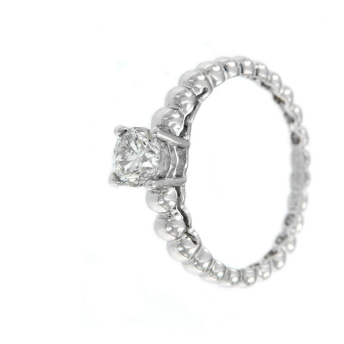 SORRENTO, solitario en oro blanco con diamante - Roman Joyero