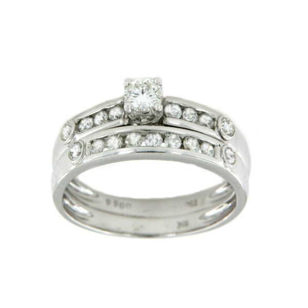 VERONA, anillo de oro blanco con diamantes - Roman Joyero