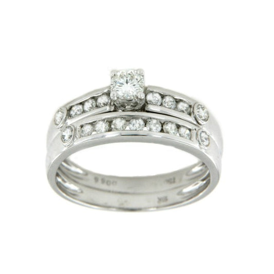 VERONA, anillo de oro blanco con diamantes - Roman Joyero