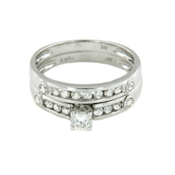 VERONA, anillo de oro blanco con diamantes - Roman Joyero