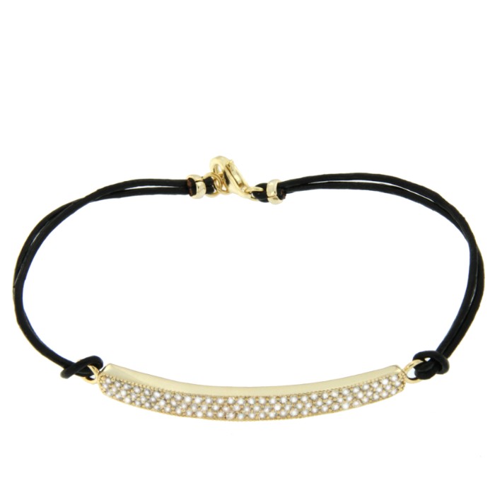 GOETHE, pulsera de plata con macrame. - Roman Joyero