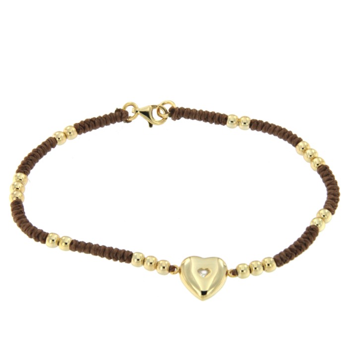 ESQUILO, pulsera de plata con macrame - Roman Joyero