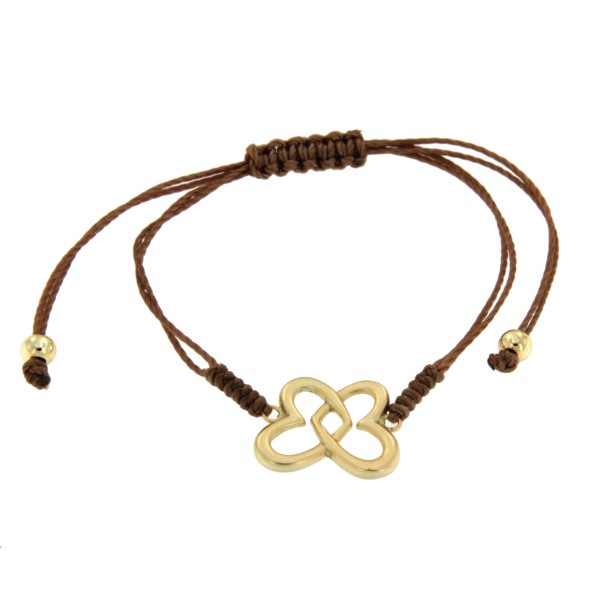 VIRGILIO, pulsera de plata con macrame. - Roman Joyero