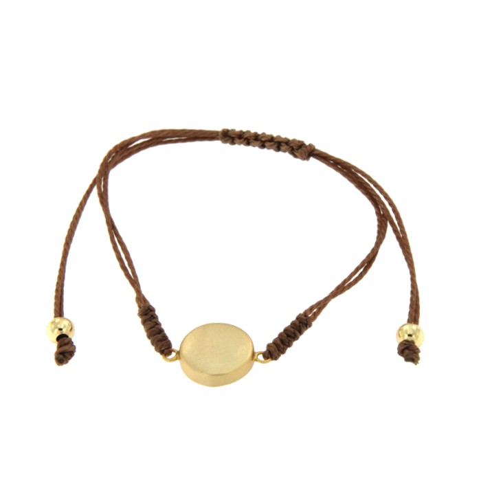 DANTE, pulsera de plata con macrame. - Roman Joyero