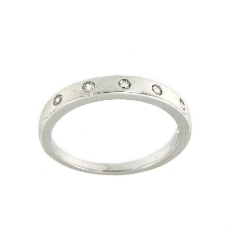 ELEATAS, anillo de plata con circonitas - Roman Joyero