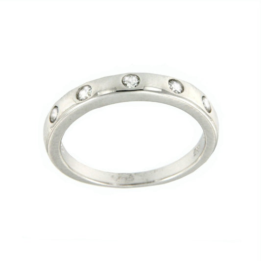 ELIADA, anillo de plata con circonitas - Roman Joyero