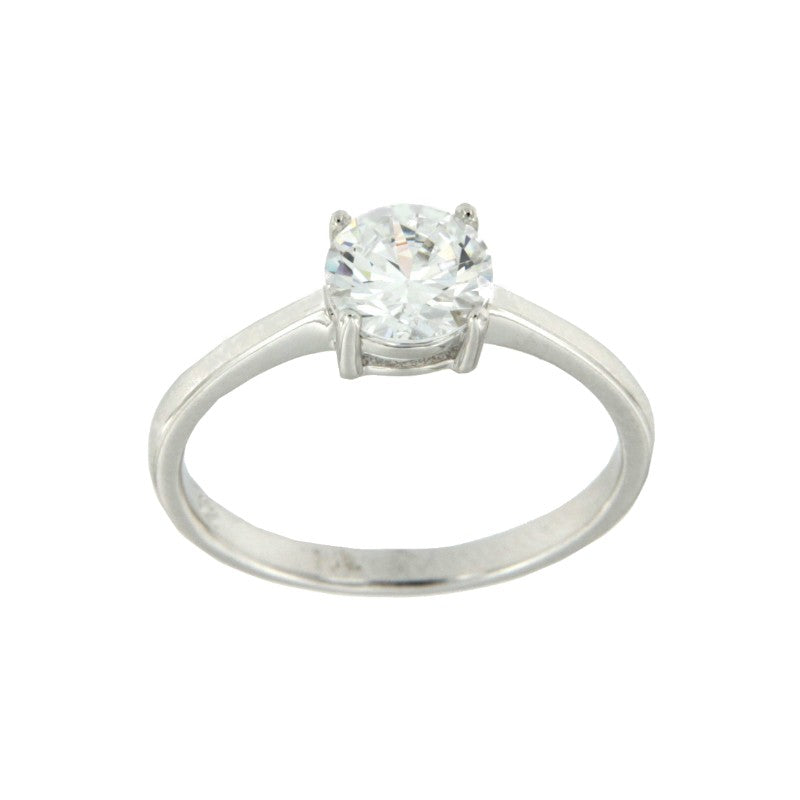 ESCORPIUM, solitario de plata con circonita - Roman Joyero