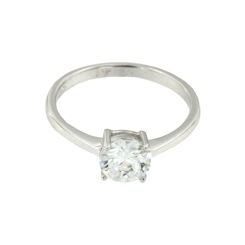 ESCORPIUM, solitario de plata con circonita - Roman Joyero