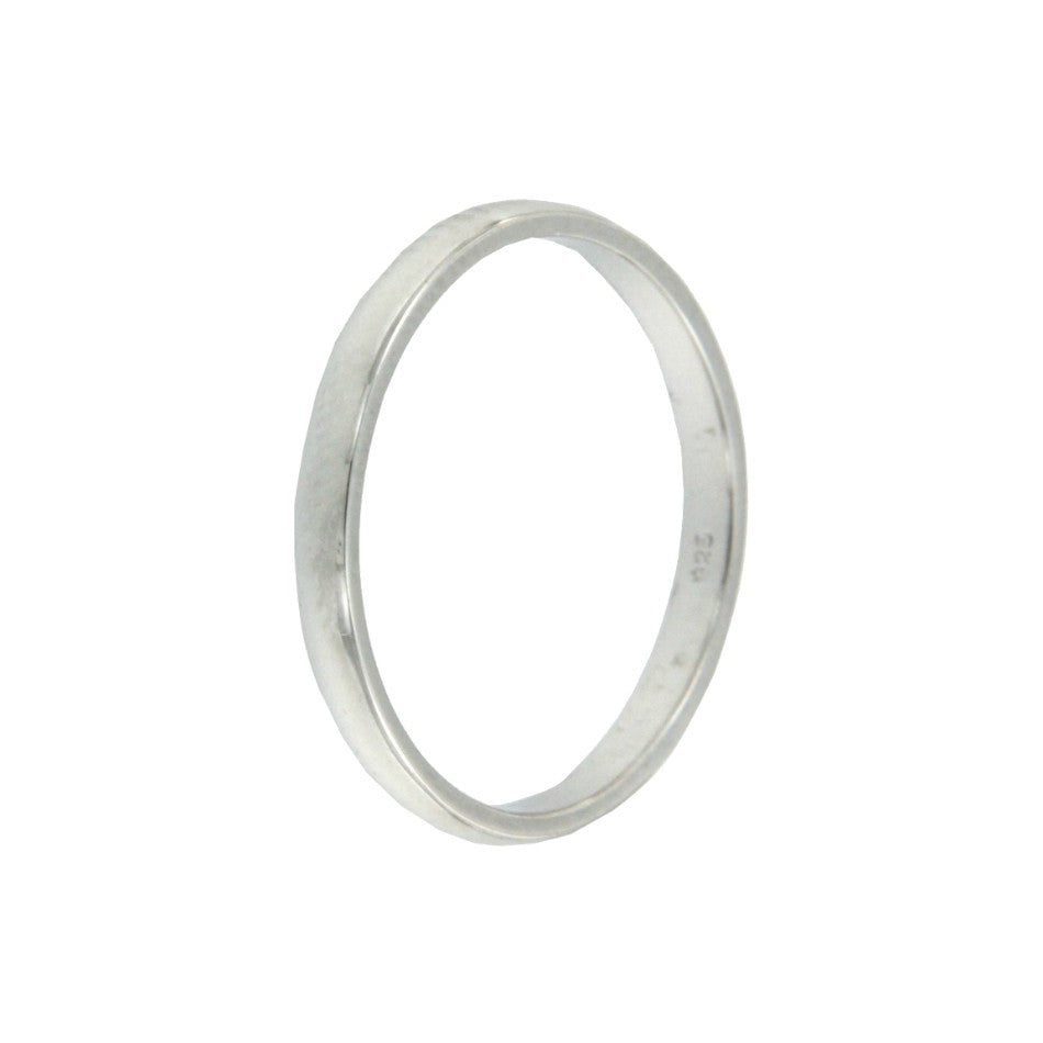 ELPIDIO, alianza de boda en plata - Roman Joyero