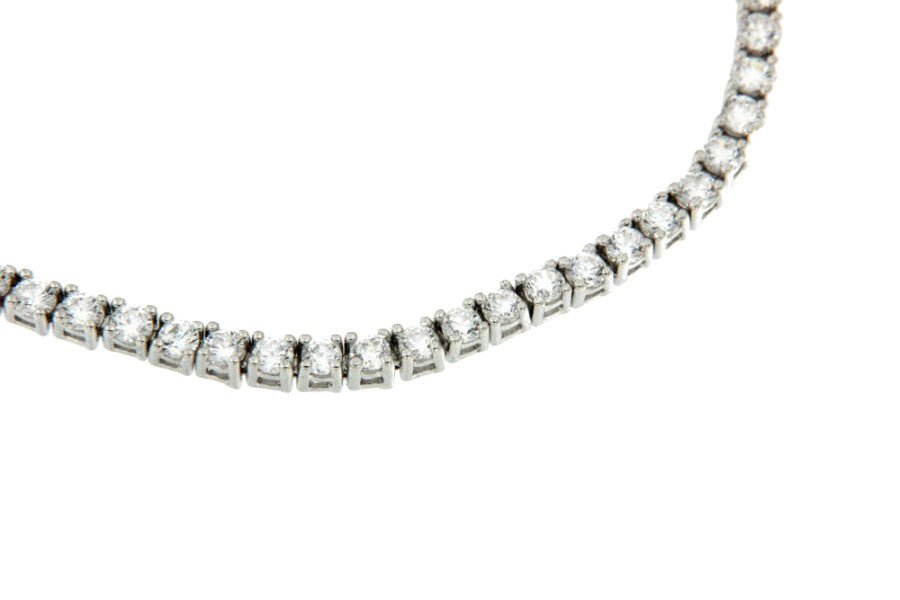 ERATO, pulsera de plata estilo rivier - Roman Joyero