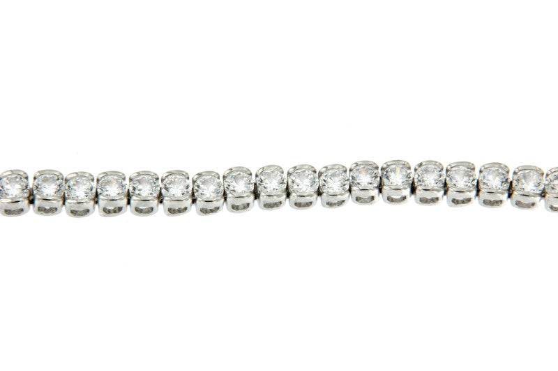 ESTORNINO, pulsera de plata estilo rivier - Roman Joyero