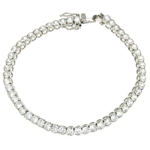 EUREKA, pulsera de plata estilo rivier - Roman Joyero