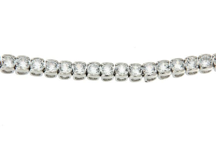 EUREKA, pulsera de plata estilo rivier - Roman Joyero