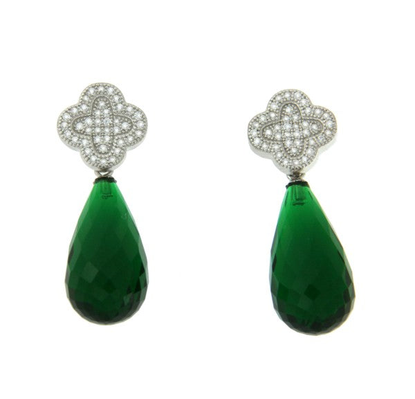ELVIA, pendientes de plata desmontables - Roman Joyero