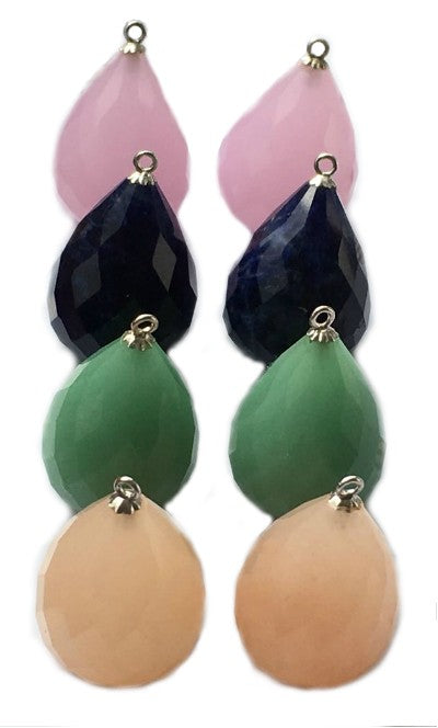 ELVIA, pendientes de plata desmontables - Roman Joyero