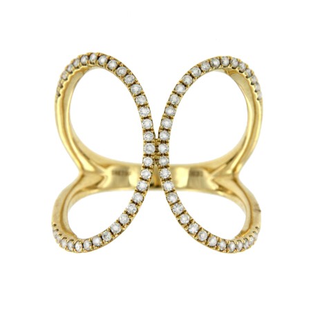 AQUARIUM, anillo de oro amarillo y diamantes - Roman Joyero