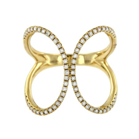 AQUARIUM, anillo de oro amarillo y diamantes - Roman Joyero