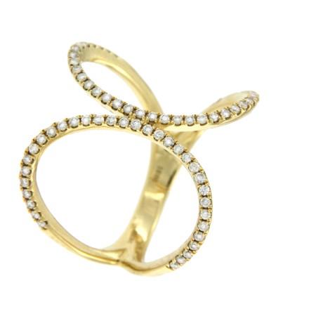 AQUARIUM, anillo de oro amarillo y diamantes - Roman Joyero